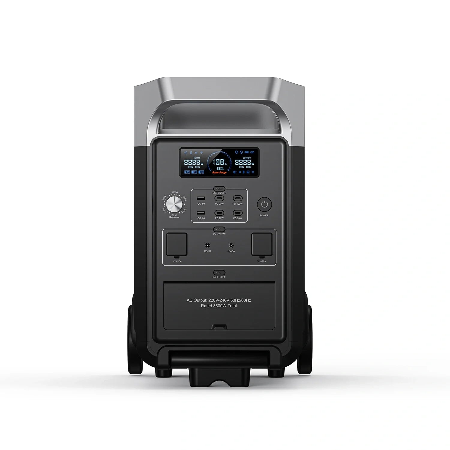 Stație de alimentare portabilă FOSSiBOT F3600 Pro | 3.600 W 3.840 Wh