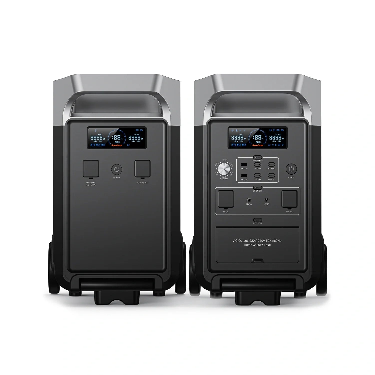 Stație de alimentare portabilă FOSSiBOT F3600 Pro | 3.600 W 3.840 Wh