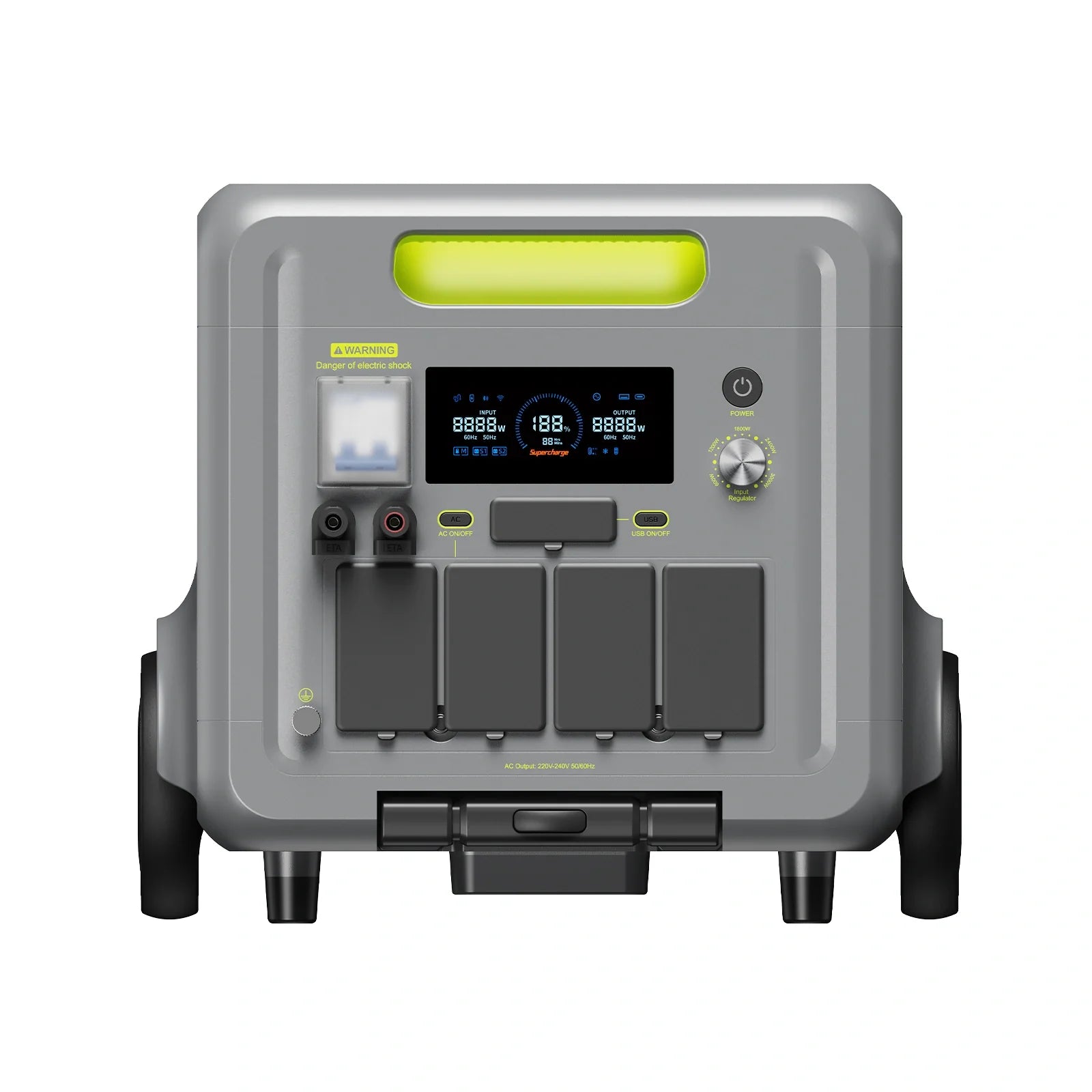 Stație de alimentare portabilă FOSSiBOT F7200 | 7.200 W 5.222.4 Wh
